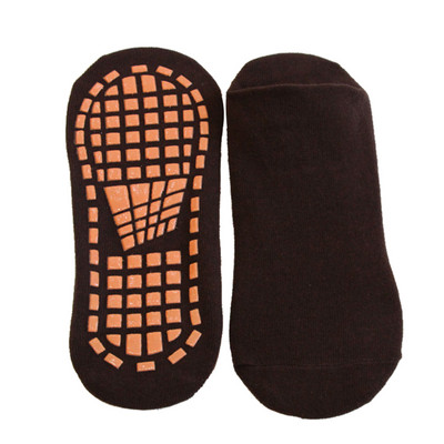 Neslīdošas jogas zeķes Polsterētas zoles satvēriena zeķes vīriešiem Sievietēm Jogas Pilates batuta zeķes bērniem Sievietēm vīriešiem un gados vecākiem cilvēkiem