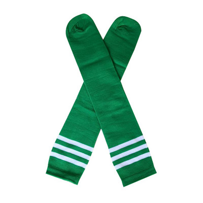 1 pāris viengabalainas, svītrainas bezpapēžu futbola zeķes līdz ceļgaliem, bērnu legingi, zeķes Futbola beisbola deju karsējmeiteņu sporta zeķes