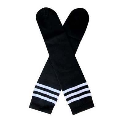 1 pāris viengabalainas, svītrainas bezpapēžu futbola zeķes līdz ceļgaliem, bērnu legingi, zeķes Futbola beisbola deju karsējmeiteņu sporta zeķes