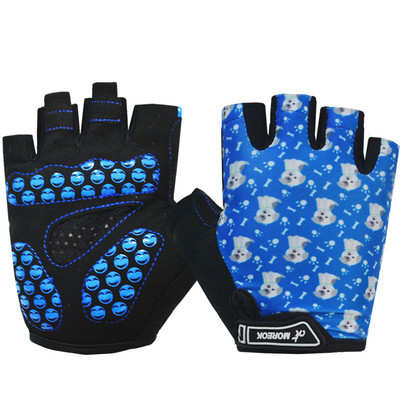BIKINGMOREOK Παιδικά γάντια ποδηλασίας, Balance Bike Gloves Gel Pad Γάντια ποδηλάτου Half Finger Monkey Bar Γάντια για αγόρια κορίτσια ηλικίας 3-10