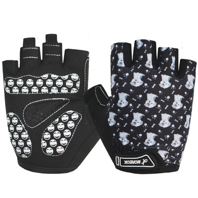 BIKINGMOREOK Παιδικά γάντια ποδηλασίας, Balance Bike Gloves Gel Pad Γάντια ποδηλάτου Half Finger Monkey Bar Γάντια για αγόρια κορίτσια ηλικίας 3-10