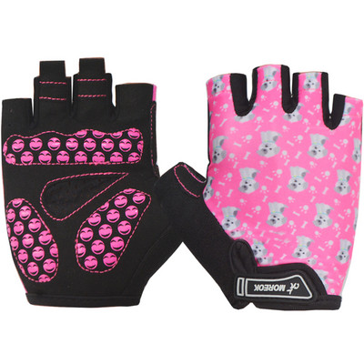 BIKINGMOREOK Παιδικά γάντια ποδηλασίας, Balance Bike Gloves Gel Pad Γάντια ποδηλάτου Half Finger Monkey Bar Γάντια για αγόρια κορίτσια ηλικίας 3-10
