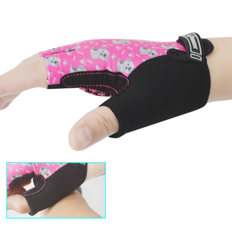 BIKINGMOREOK Παιδικά γάντια ποδηλασίας, Balance Bike Gloves Gel Pad Γάντια ποδηλάτου Half Finger Monkey Bar Γάντια για αγόρια κορίτσια ηλικίας 3-10