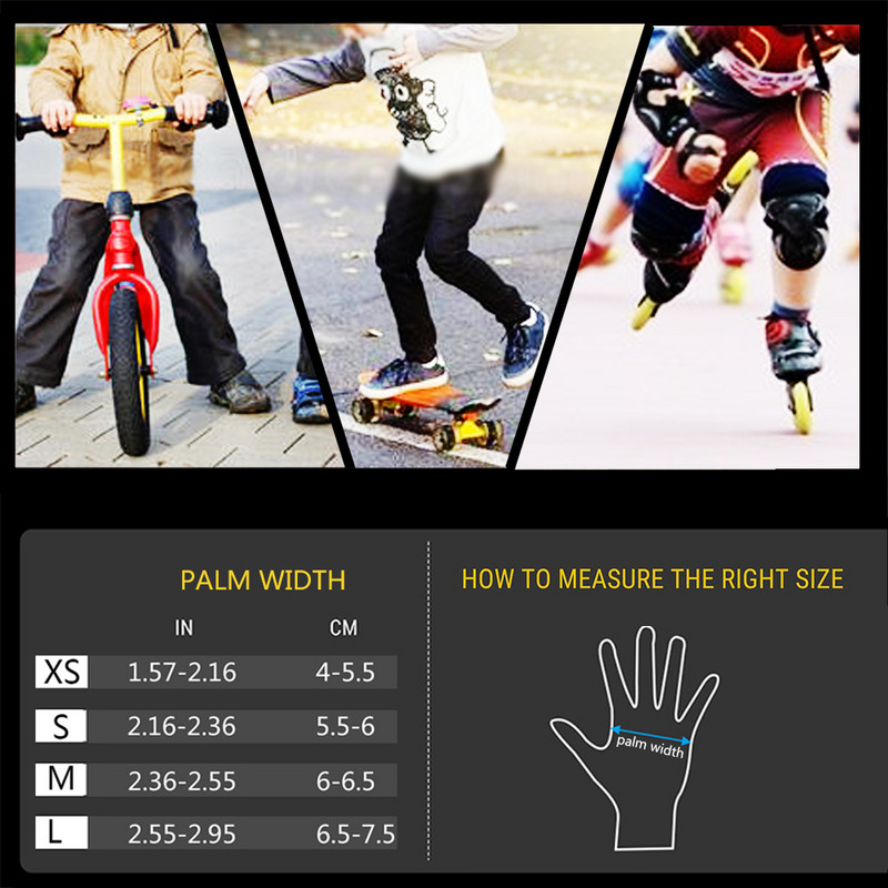 BIKINGMOREOK Παιδικά γάντια ποδηλασίας, Balance Bike Gloves Gel Pad Γάντια ποδηλάτου Half Finger Monkey Bar Γάντια για αγόρια κορίτσια ηλικίας 3-10