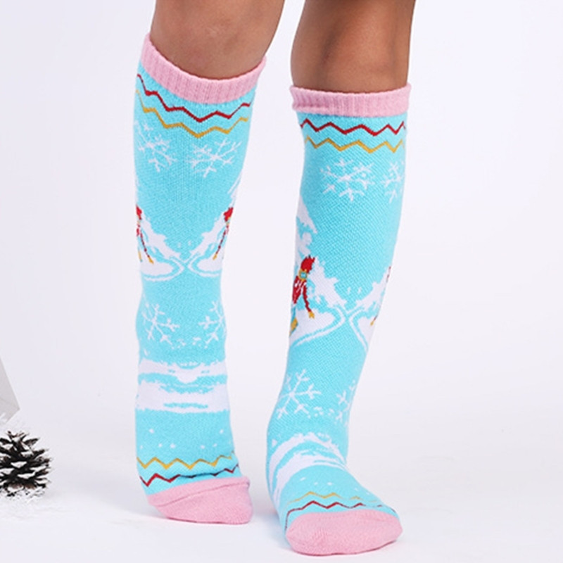 Άνετες Κάλτσες Σκι για Παιδιά Αγόρια Χειμώνας Ζεστές Κάλτσες Χιονιού Σκι Σνόουμπορντ Κάλτσες Πατινάζ Κάλτσες Υπαίθριες Δραστηριότητες