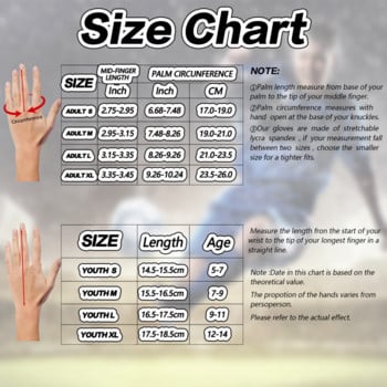 Pro3.0 Американски футболни ръкавици приемник младежи възрастни мъже дишаща гъвкава ръкавица за захващане за мъже деца момчета момичета Drop Shipping
