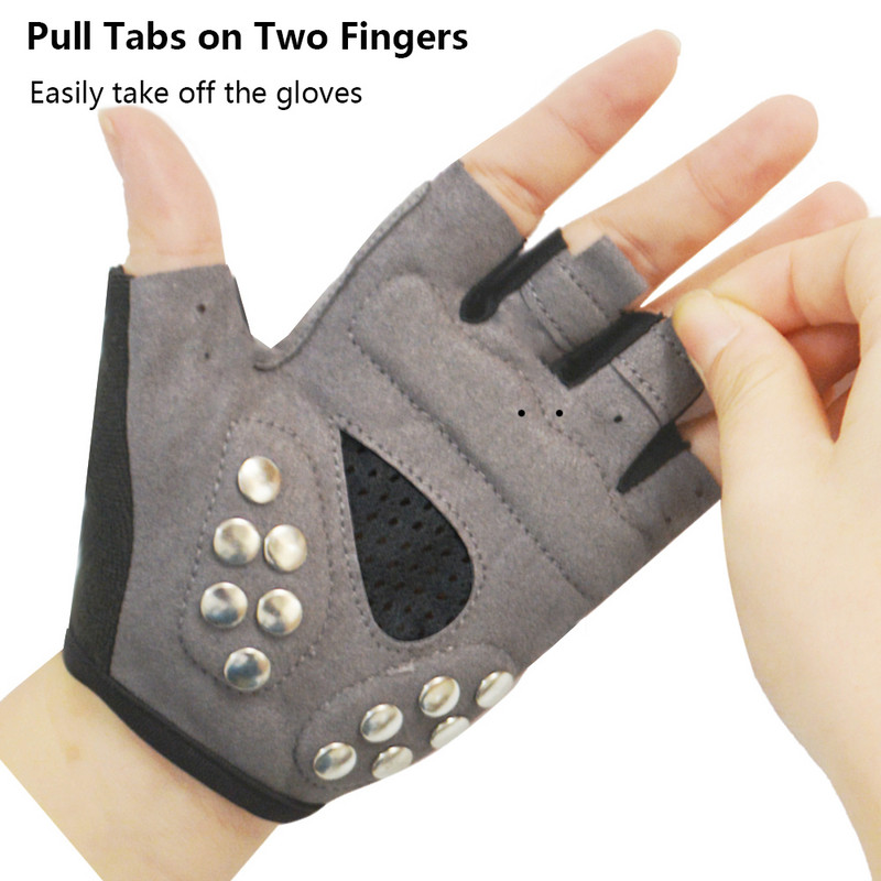 Παιδικά γάντια Skateboard, Γάντια Roller Skate από ανοξείδωτα καρφιά, γάντια μωρού ποδηλάτου, Παιδικά γάντια ποδηλασίας Balance για αγόρια κορίτσια