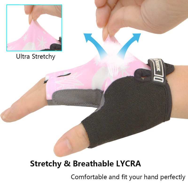 Παιδικά γάντια Skateboard, Γάντια Roller Skate από ανοξείδωτα καρφιά, γάντια μωρού ποδηλάτου, Παιδικά γάντια ποδηλασίας Balance για αγόρια κορίτσια