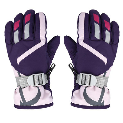 Παιδιά Χειμερινά Γάντια Snowboard Ski Ζεστό Snow Skiing Outdoors Sports Αντιανεμικά γάντια για παιδιά 4-7 ετών Αγόρια/Κορίτσια