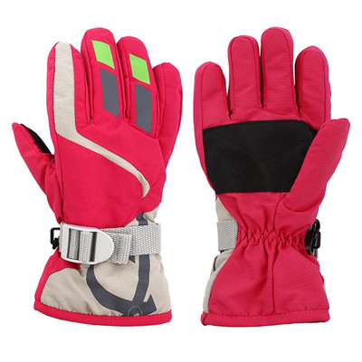 Παιδιά Χειμερινά Γάντια Snowboard Ski Ζεστό Snow Skiing Outdoors Sports Αντιανεμικά γάντια για παιδιά 4-7 ετών Αγόρια/Κορίτσια