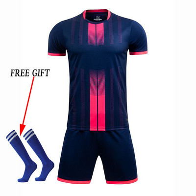 Bērnu futbola krekliņi Vīriešu zēnu futbola apģērbu komplekti ar īsām piedurknēm Bērnu futbola formas tērpi pieaugušajiem bērniem futbola treniņtērps krekls