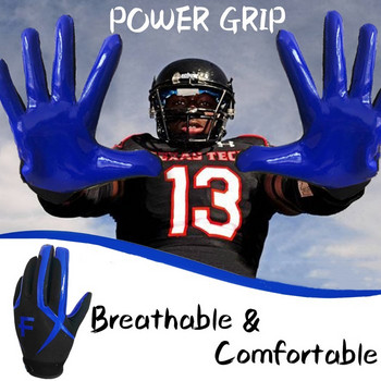 Pro2.0 младежки детски ръкавици за американски футбол приемник спорт на открито футбол къмпинг ръгби ръкавица за момчета момичета възраст 5-14 Drop Ship