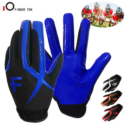 Pro2.0 младежки детски ръкавици за американски футбол приемник спорт на открито футбол къмпинг ръгби ръкавица за момчета момичета възраст 5-14 Drop Ship