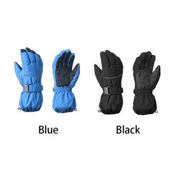 2 τμχ Keep Warm Φορητά Unisex γάντια σκι Camping Ρυθμιζόμενο λουρί Αντιανεμικό Αδιάβροχο Πεζοπορία για Παιδιά Δώρα Μαλακά Αθλητικά