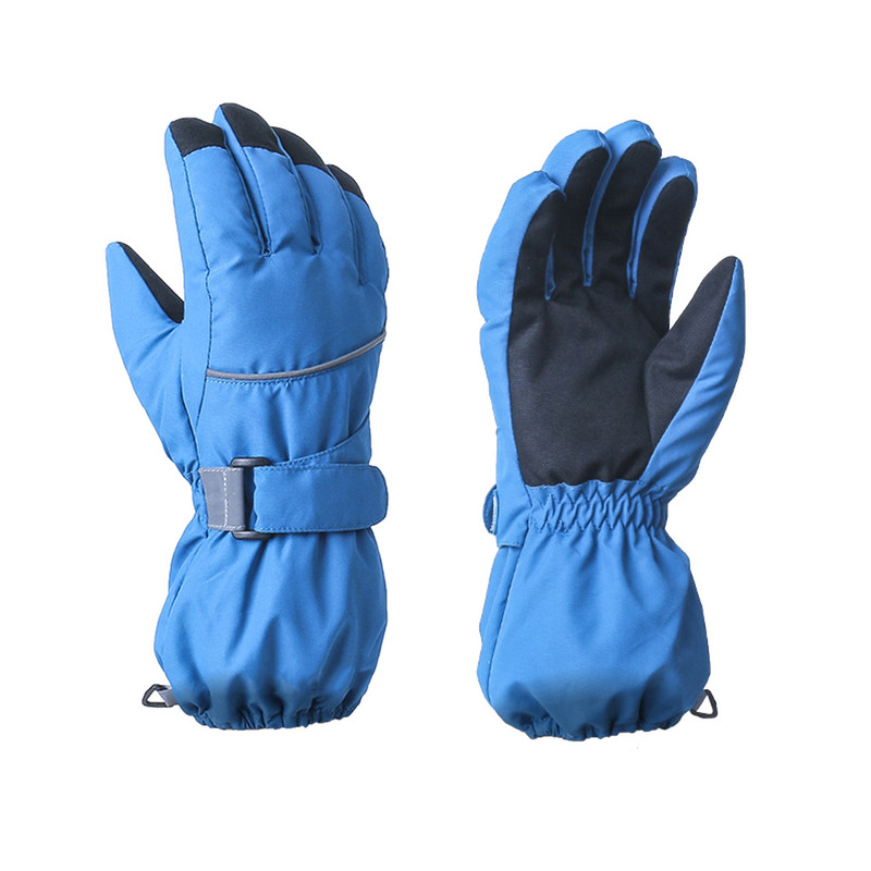 2 τμχ Keep Warm Φορητά Unisex γάντια σκι Camping Ρυθμιζόμενο λουρί Αντιανεμικό Αδιάβροχο Πεζοπορία για Παιδιά Δώρα Μαλακά Αθλητικά