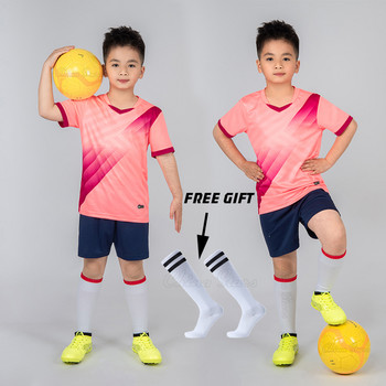 Αγόρια Ποδόσφαιρο Τζέρσεϊ αθλητική φόρμα Παιδικό ποδόσφαιρο Αθλητικές Στολές Παιδικά Παίξτε μπάλα Κιτ αθλητικών φανελάκι παιδικό κοστούμι ποδοσφαίρου Κάλτσες