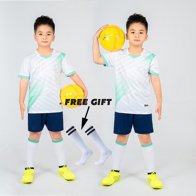 Zēniem Futbols Džērsija treniņtērps Bērnu Futbols Sporta Uniformas Bērni Spēlē bumbu Sporta apģērbi Komplekti veste bērnu futbola tērps Zeķes