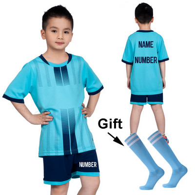 Zēniem Futbols Džērsija treniņtērps Bērnu Futbols Sporta Uniformas Bērni Spēlē bumbu Sporta apģērbi Komplekti veste bērnu futbola tērps Zeķes