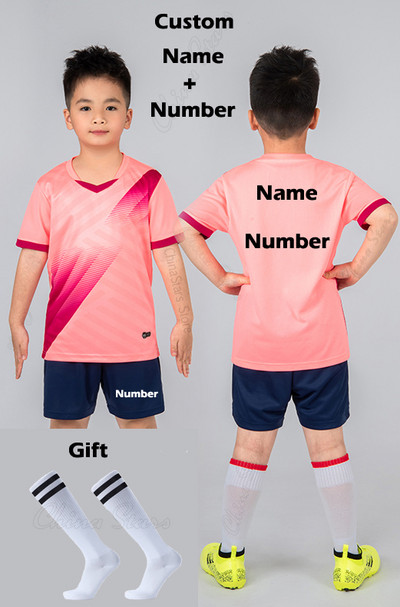 Zēniem Futbols Džērsija treniņtērps Bērnu Futbols Sporta Uniformas Bērni Spēlē bumbu Sporta apģērbi Komplekti veste bērnu futbola tērps Zeķes