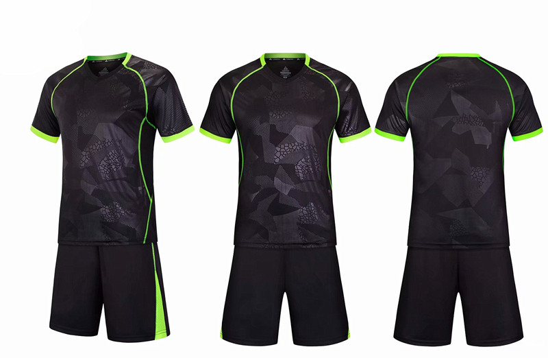 Bērnu Pieaugušo Futbola Jakas Zēniem Futbola Komplekti Īsām piedurknēm Futbola Uniformas Bērnu Futbola Treniņtērps Komandas sporta krekls