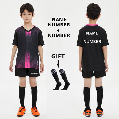 Zēniem Futbols Džērsija treniņtērps Bērnu Futbols Sporta Uniformas Bērni Spēlē bumbu Sporta apģērbi Komplekti veste bērnu futbola tērps Zeķes