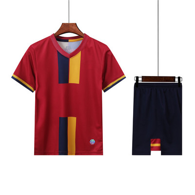 Treniņforma Pielāgot Futbola Komplekts Bērnu Futbola Jakas Kostīmi Komplekti Bērnu Krekls Sporta Krekli