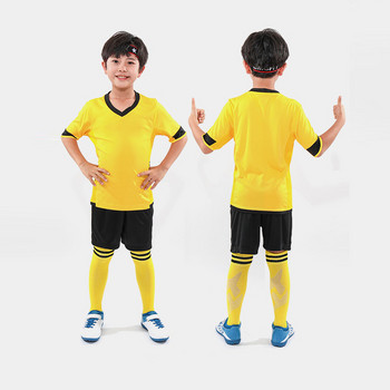 Футболни фланелки за момчета Футболен анцуг Детски спортни униформи Детски комплекти с топка за игра Спортно облекло Момичета Празен костюм за футболна тениска