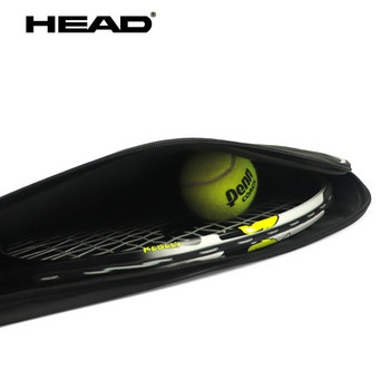 2022 Нова черна чанта за тенис HEAD 1 пакет Защитен калъф за тенис ракета HEAD Преносими полиестерни водоустойчиви спортни калъфи за рамо
