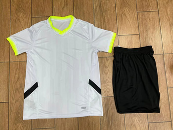 Εξατομικευμένο παιδικό κιτ ποδοσφαίρου Ανδρικά σετ φανελάκι ποδοσφαίρου με κάθετη ρίγα αθλητική φόρμα γρήγορου στεγνώματος ύφασμα στολή 6 ετών