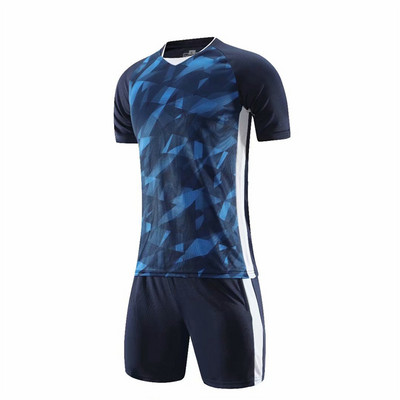 Νέες φανέλες ποδοσφαίρου ενηλίκων για παιδιά Survetement Ποδοσφαιρικά μπλουζάκια σορτς προπονητικά σετ Quick Dry Παιδική αθλητική μπλούζα για τρέξιμο
