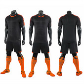 Jauni pieaugušajiem paredzēti bērnu futbola krekliņi ar īsām piedurknēm ātri nožūst skriešanas krekli Vīriešu bērniem Survetement futbola kreklu komplekti