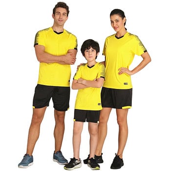 Νέες παιδικές μπλούζες ποδοσφαίρου ενηλίκων κοντά μανίκια Πουκάμισα για τρέξιμο γρήγορου στεγνώματος ανδρικά Παιδικά σετ φανέλες ποδοσφαίρου Survetement