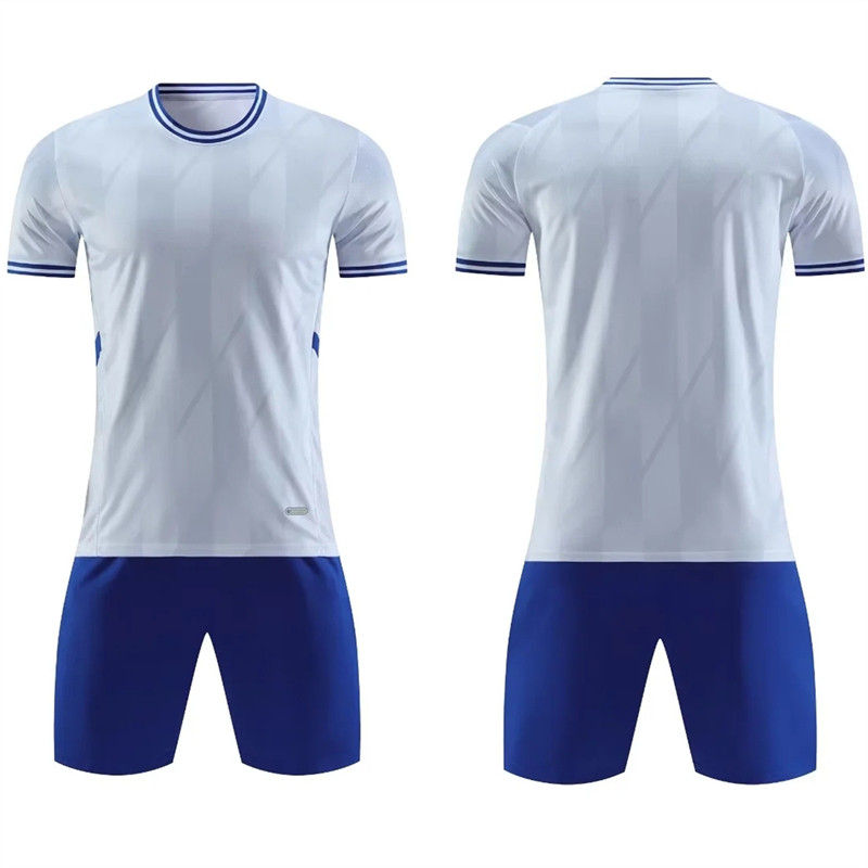 Pielāgots bērnu futbola komplekts, vīriešu futbola komandas krekls, vertikāli svītru sporta tērps, ātri žūstošs auduma formas tērps