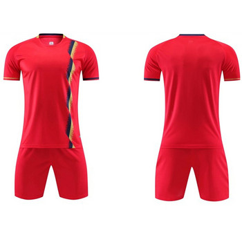 2023 Най-новите футболни фланелки за деца и възрастни Моден дизайн Цветни големи костюми Персонализирани спортни футболни тренировки Бързосъхнеща униформа