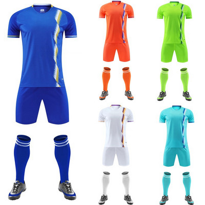 2023 Legújabb gyermekfelnőtt futballmezek Divattervezés Színes Nagy méretű öltönyök Egyedi sportfoci edzés gyorsan száradó egyenruha