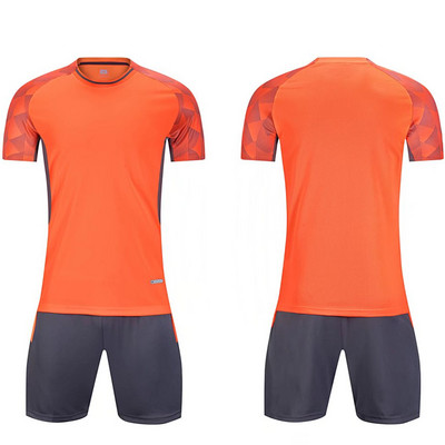 Детски футболни фланелки с персонализирано име „Направи си сам“ Костюм Дишащ спортен комплект с къс ръкав Футболна фланелка за възрастни Футболни екипи за обучение на екипи Спортно облекло