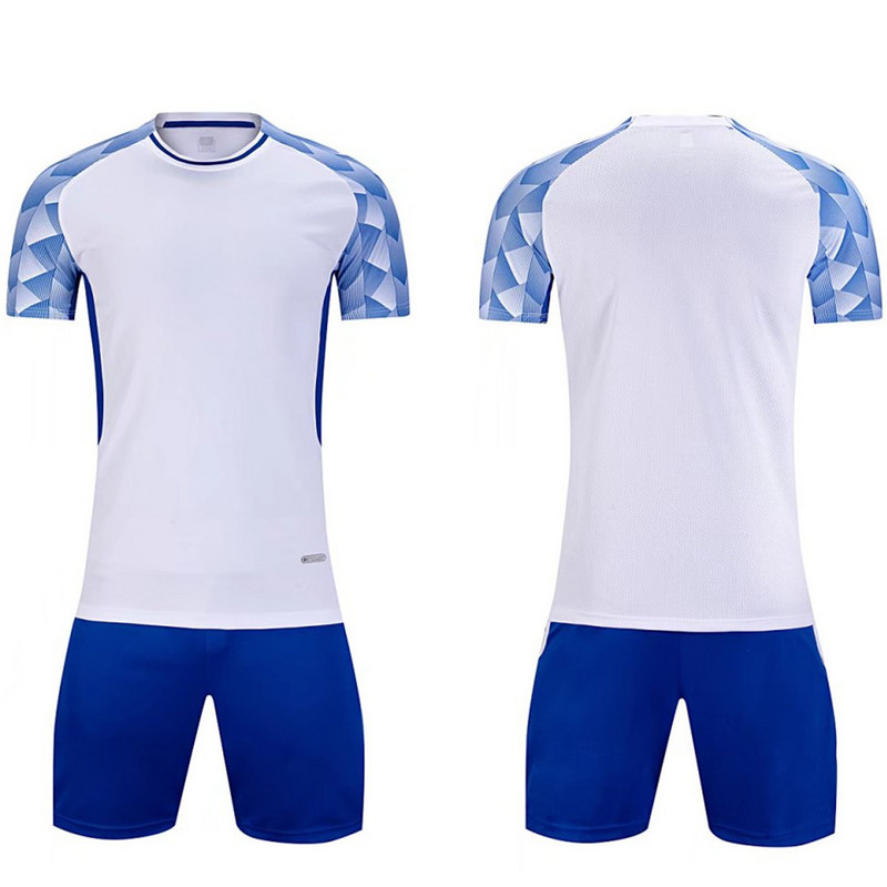 Детски футболни фланелки с персонализирано име „Направи си сам“ Костюм Дишащ спортен комплект с къс ръкав Футболна фланелка за възрастни Футболни екипи за обучение на екипи Спортно облекло