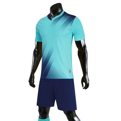 Jauni augstas kvalitātes bērnu futbola kreklu komplekti pieaugušajiem zēniem meiteņu futbols ar īsām piedurknēm komplekti