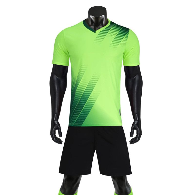 Jauni augstas kvalitātes bērnu futbola kreklu komplekti pieaugušajiem zēniem meiteņu futbols ar īsām piedurknēm komplekti