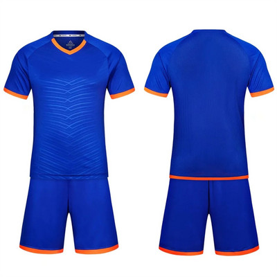 Gyerek focimez ing rövidnadrág szettek Egyedi design Retro futball egyenruha Férfi Gyerek Sport csapat ruha fiú készlet Gyorsan száradó