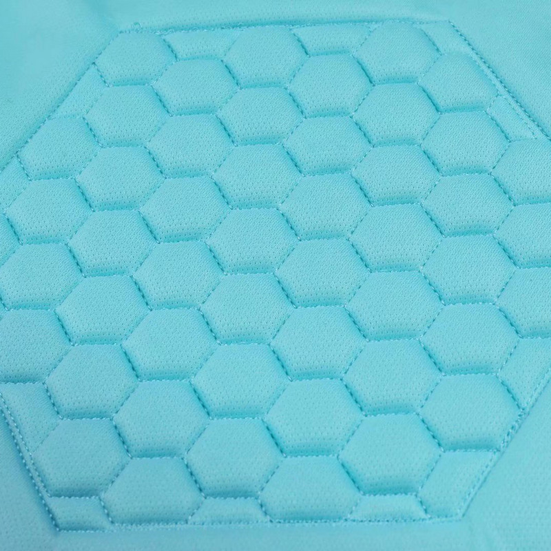 Bērnu zēnu futbola vārtsarga formastērps futbola treniņu tērps Aizsargājošs polsterēts sporta tērps ar garām piedurknēm T-krekls ar biksēm