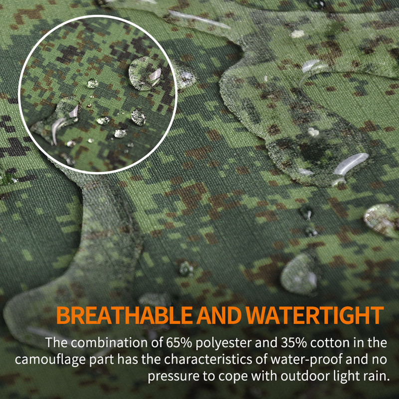 Rusijos armijos marškinėliai Taktiniai kariški vyriški rūbai koviniai marškinėliai saugos ilgi marškinėliai + įklotai Camo marškinėliai stovyklavimo medžioklės drabužiai