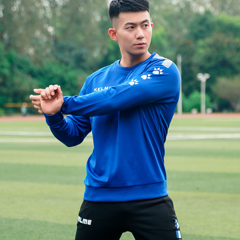 KELME Futbolo megztinis apvalia kaklelis Vyriškas megztinis ilgomis rankovėmis Futbolas Rudens ir Žiemos Treniruotės Sportas 3891370