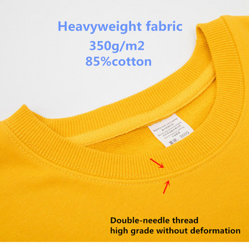 Υπερμεγέθη φούτερ για ώμους Unisex πουλόβερ γυμναστικής Πουλόβερ βαρύ βαμβακερό παχύρρευστο φαρδύ μπλουζάκι ανδρικό άνοιξη φθινόπωρο