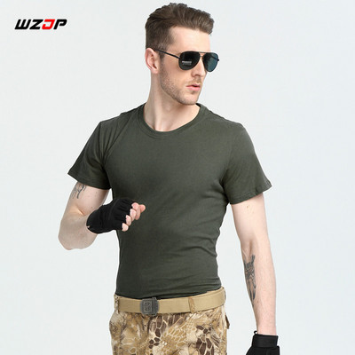 2018. gada jauns 100% kokvilnas vīriešu treniņu īss krekls pārgājieniem un kempingiem, elpojošs T krekls XS-2XL izmērs