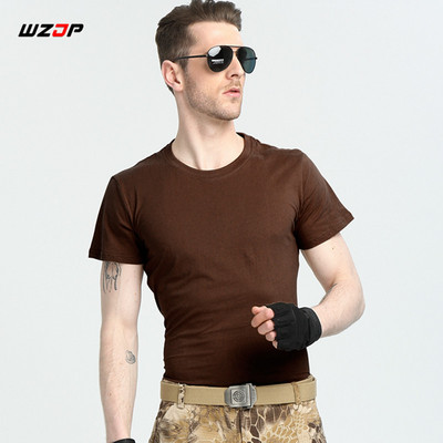 2018. gada jauns 100% kokvilnas vīriešu treniņu īss krekls pārgājieniem un kempingiem, elpojošs T krekls XS-2XL izmērs