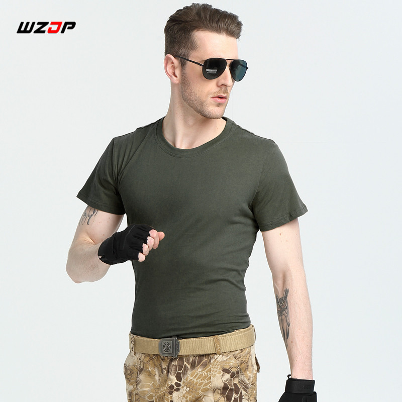 2018. gada jauns 100% kokvilnas vīriešu treniņu īss krekls pārgājieniem un kempingiem, elpojošs T krekls XS-2XL izmērs