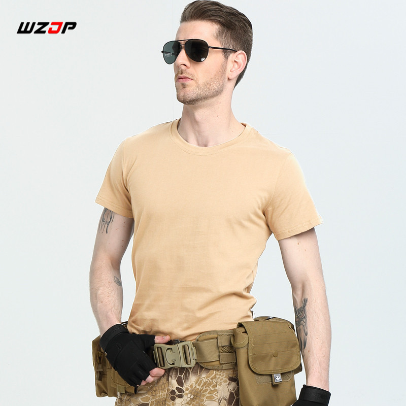 2018. gada jauns 100% kokvilnas vīriešu treniņu īss krekls pārgājieniem un kempingiem, elpojošs T krekls XS-2XL izmērs