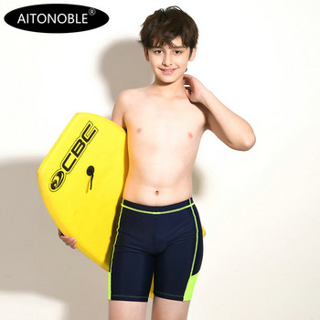 Aitonoble 2021 New Collection Kids Rash Guard Years 10-15 Boys Swimwear Teenagers Swimsuit Diving Suit Rashguard for Boys