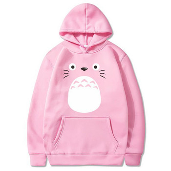 My Neighbor Totoro Hoodies Ανδρικά μπλουζάκια casual Ιαπωνικά Cartoon Loose Hoodie Άνετη δημιουργικότητα Streetwear Ανδρικά